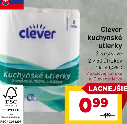 Clever kuchynské utierky