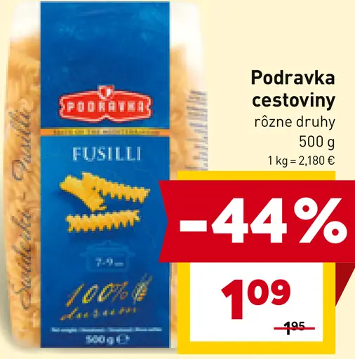 Podravka cestoviny fusilli