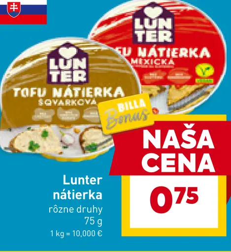 Lunter nátierka