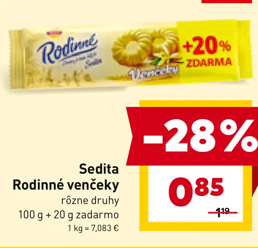 Sedita Rodinné venčeky