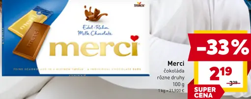 Merci čokoláda