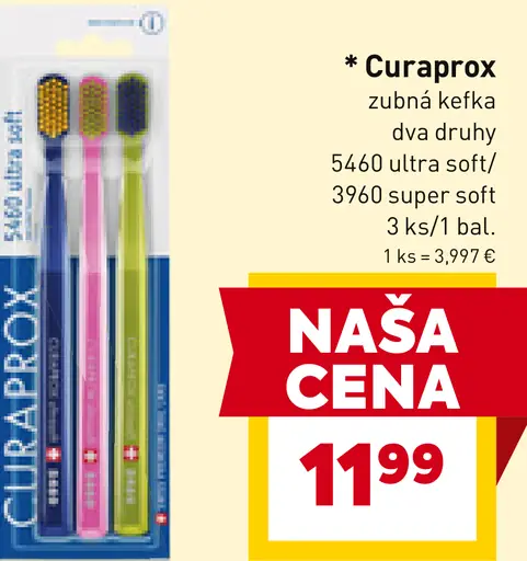 Curaprox zubná kefka