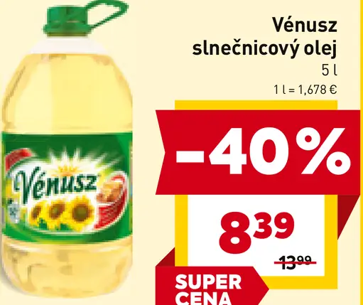 Vénusz Slnečnicový olej