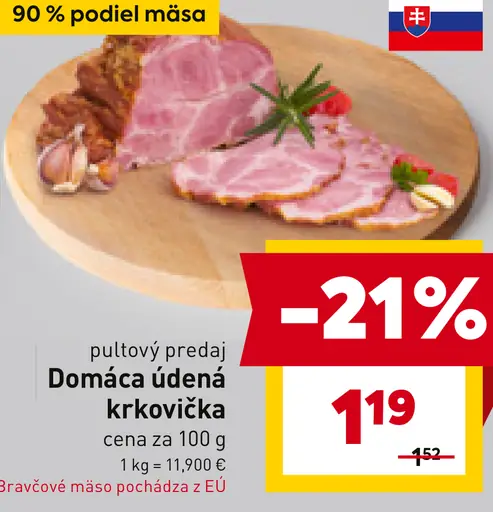 Domáca údená krkovička
