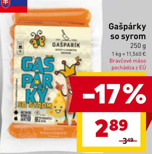 Gašpárky so syrom