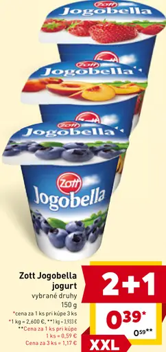 Zott Jogobella Jogurt
