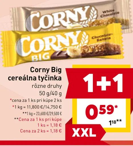 Corny Big cereálna tyčinka