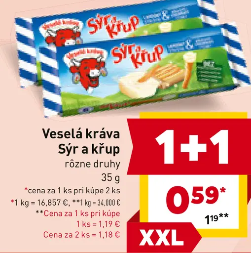 Veselá kráva Syr a krup