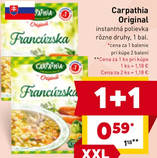 Carpathia Francúzska instantná polievka
