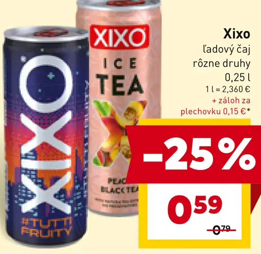 Xixo Ľadový čaj plechovka