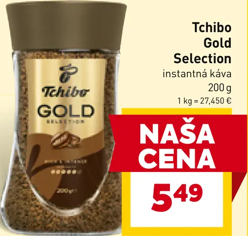 Tchibo Gold Selection instantná káva