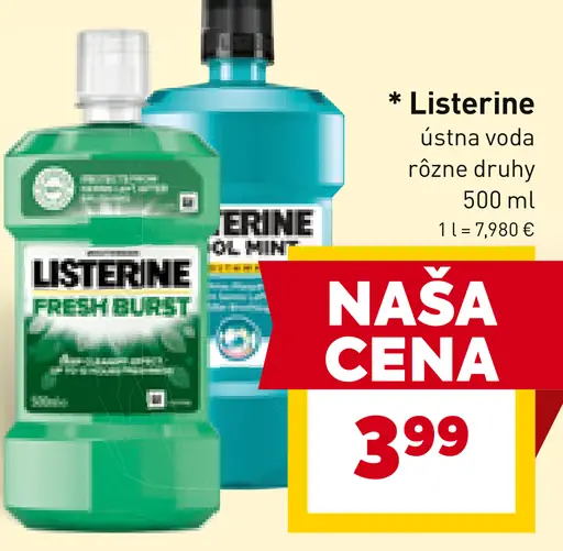 Listerine ústna voda