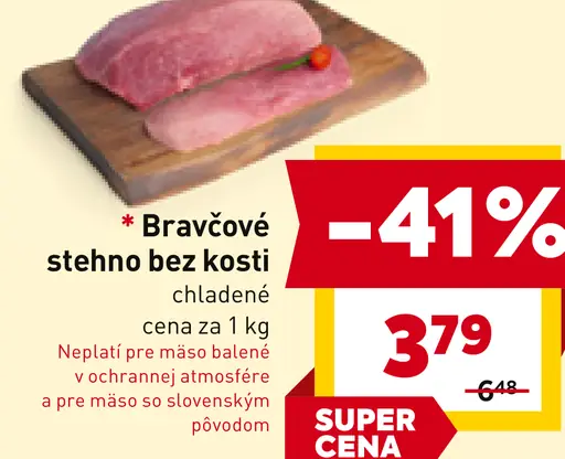 Bravčové karé bez kosti chladené