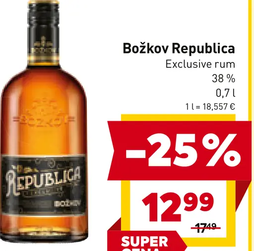 Božkov Republica Exclusive rum