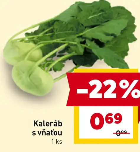 Kaleráb s vňaťou