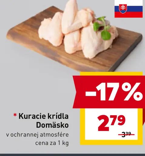 Kuracie krídla Domäsko