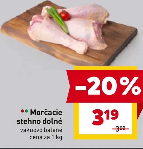 Morčacie dolné stehno