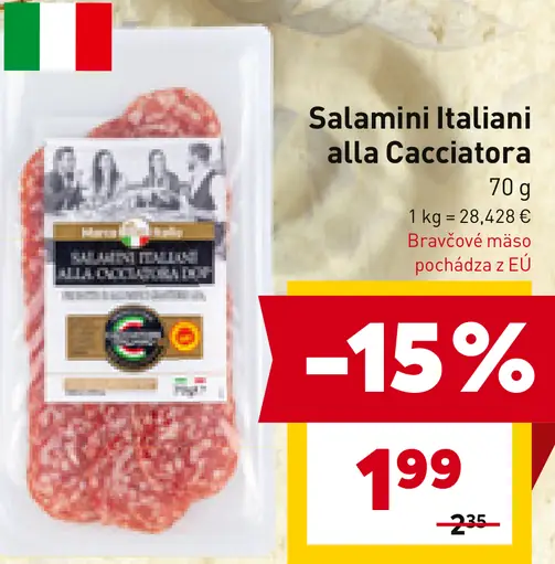 Salamini italiani alla Cacciatora