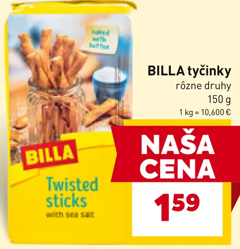 BILLA tyčinky