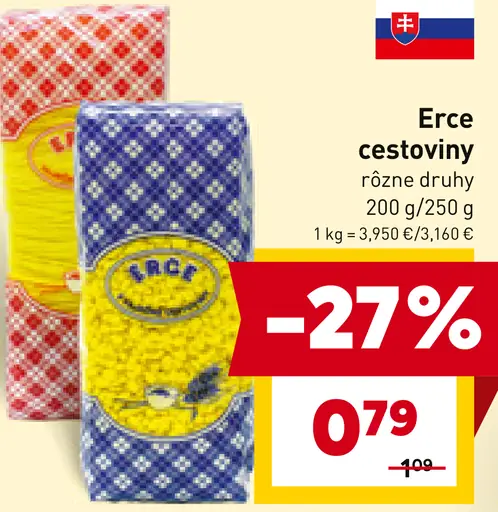 Erce cestoviny