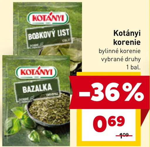 Kotányi Korenie
