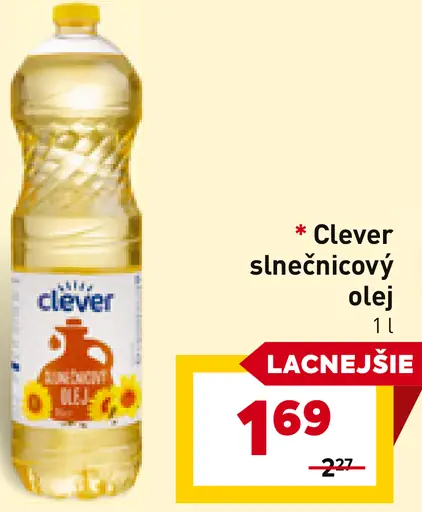 Clever slnečnicový olej