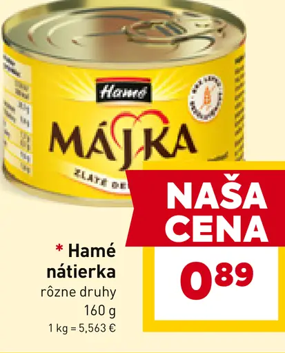 Hamé Májka nátierka