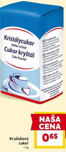 Cukor kryštálový