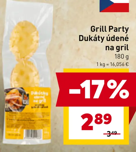 Grill Party Dukáty údené na gril