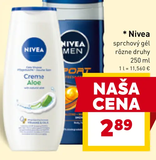Nivea sprchový gél