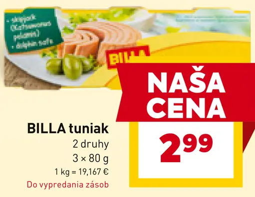 BILLA tuniak