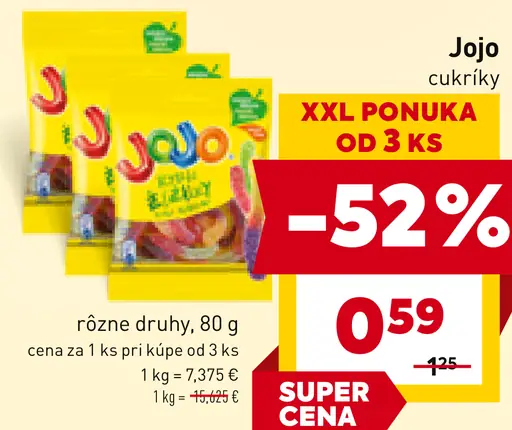JoJo cukríky