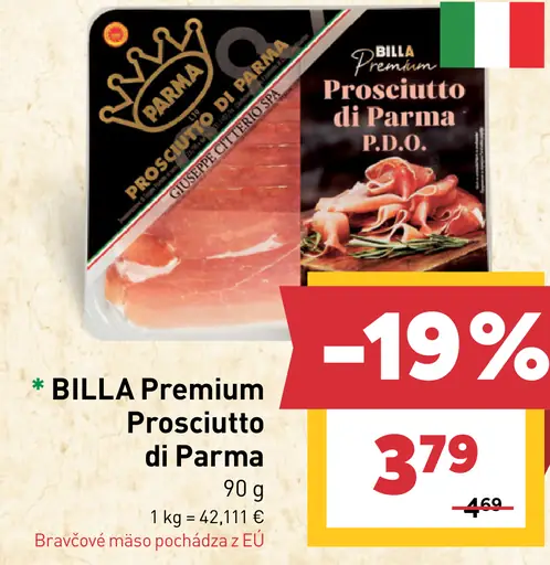 BILLA Premium Prosciutto di Parma