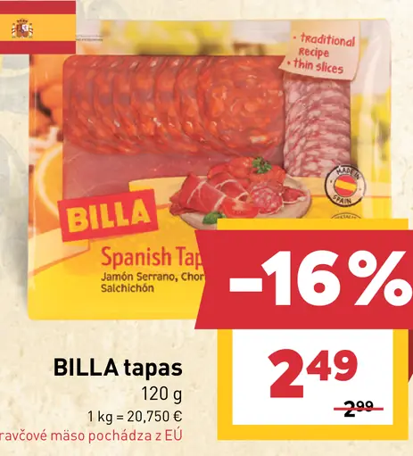 BILLA tapas