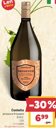 Contello prosecco frizzante D.O.C.