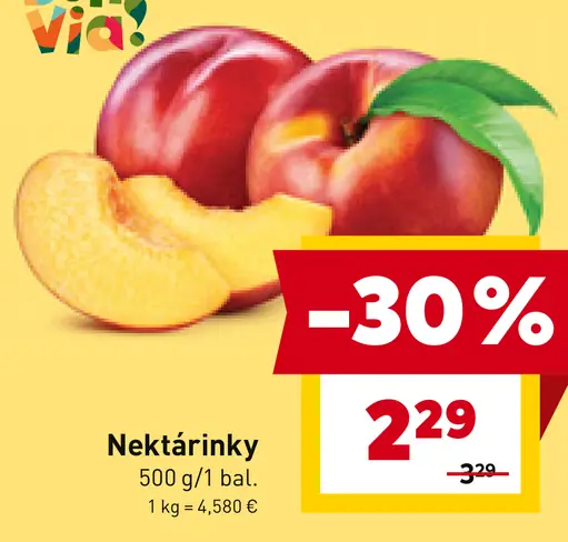 Nektárinky Bon Via