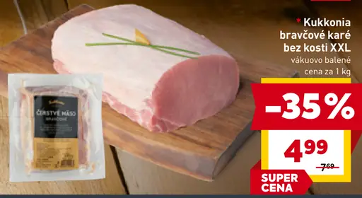 Kukkonia bravčové karé bez kosti XXL