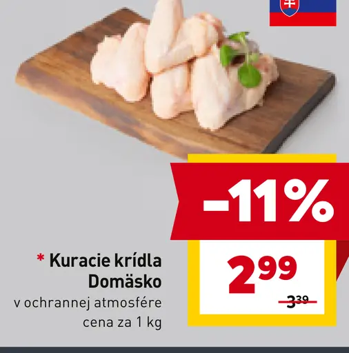Kuracie krídla Domäsko