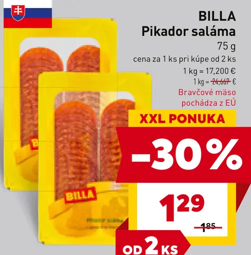 BILLA Pikador saláma