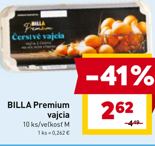 BILLA Premium vajcia