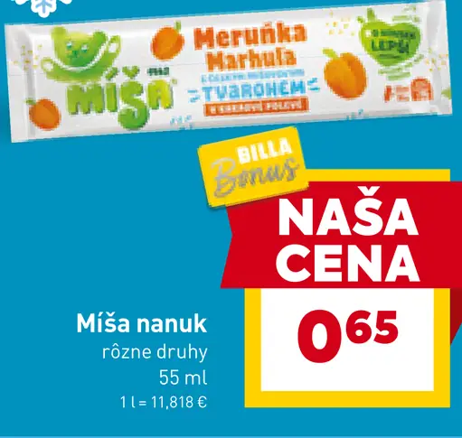 Míša nanuk rôzne druhy