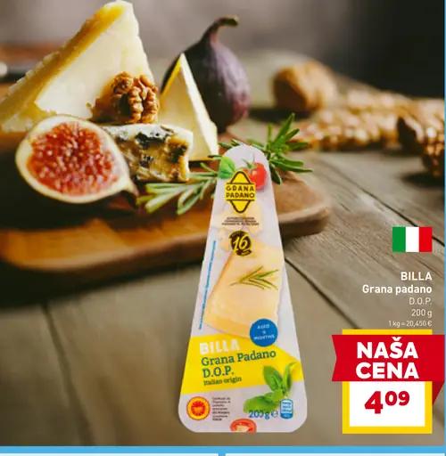 BILLA Grana padano D.O.P.