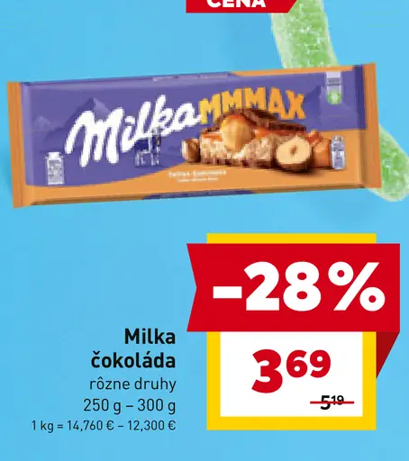 Milka Mliečna čokoláda