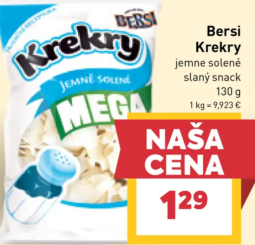Bersi Krekry jemne solené