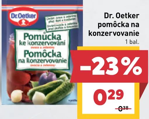 Dr. Oetker Pomôcka na konzervovanie