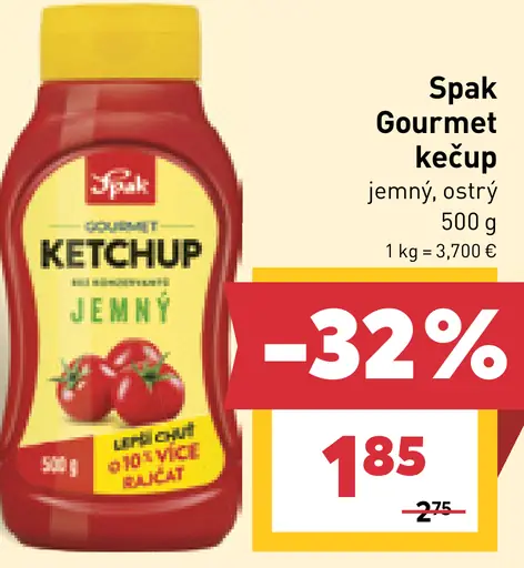 Spak Gourmet Kečup ostrý