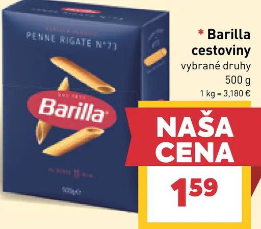Barilla cestoviny
