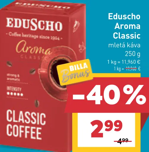 Eduscho Aroma Classic pražená mletá káva
