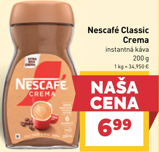Nescafé Crema instantná káva