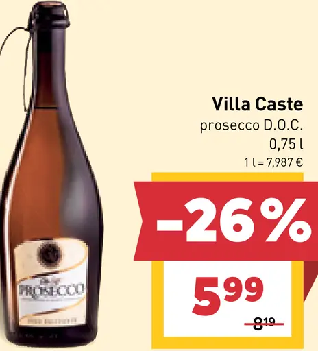 Villa Caste prosecco D.O.C.